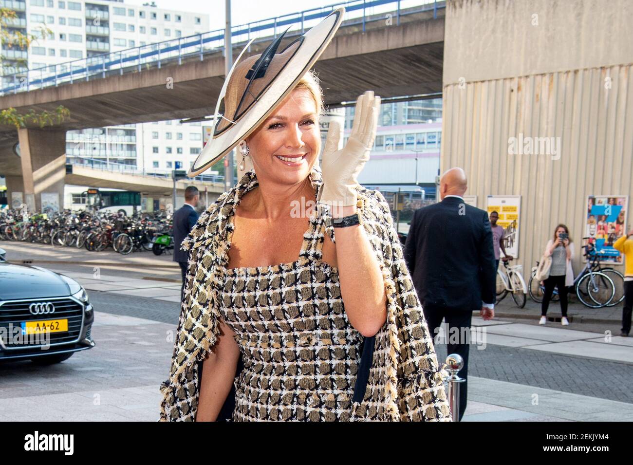 Queen Maxima during the opening of the new building of Theater ...
