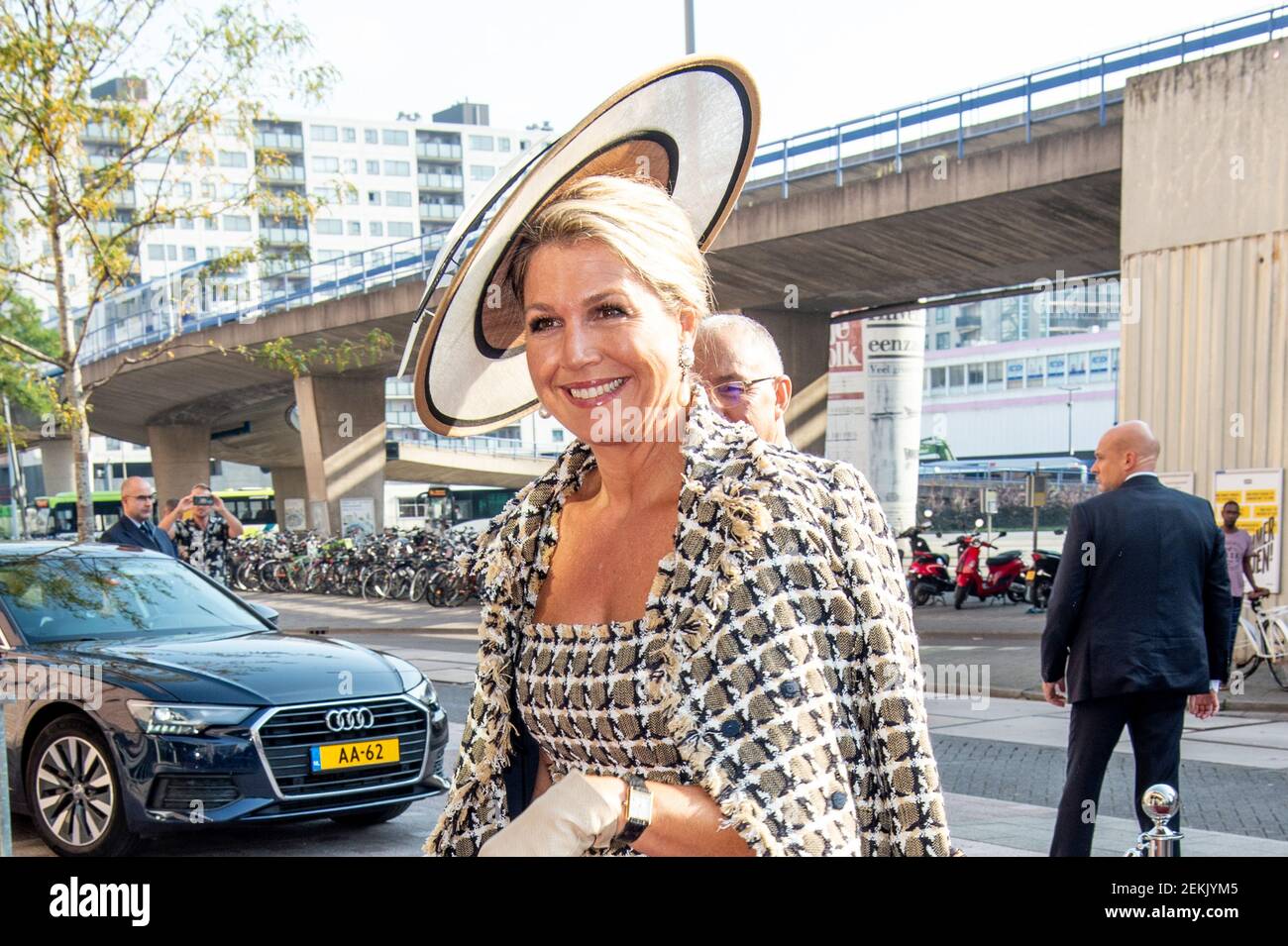 Queen Maxima during the opening of the new building of Theater ...