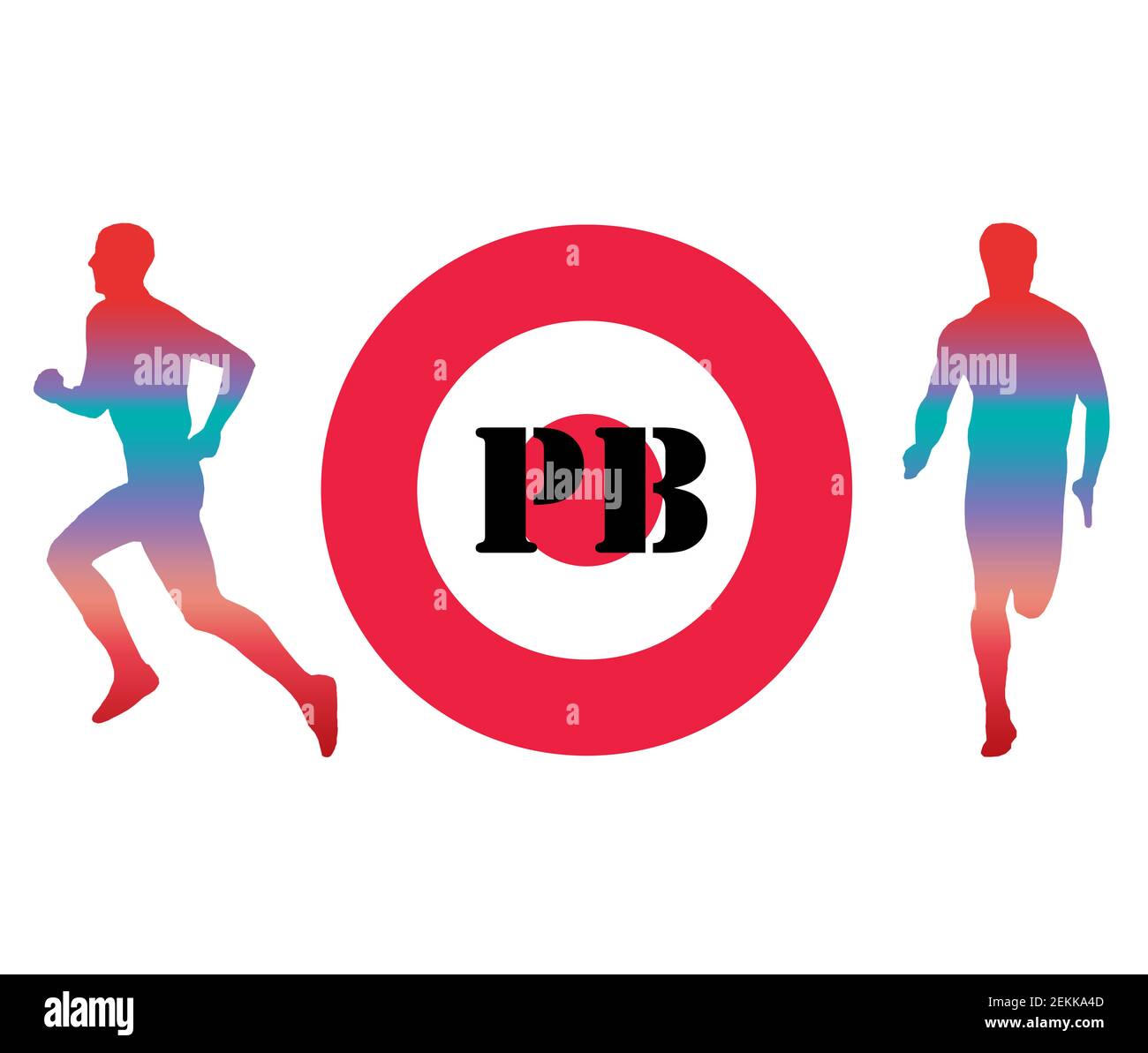 Personal Best Running Design Stock Photo Alamy