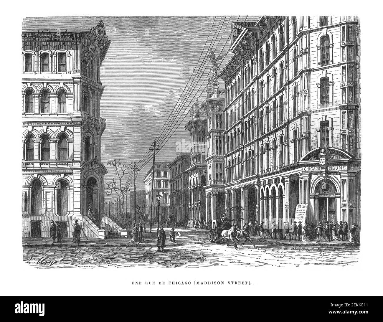 Madison street chicago Cut Out Stock Images & Pictures Alamy