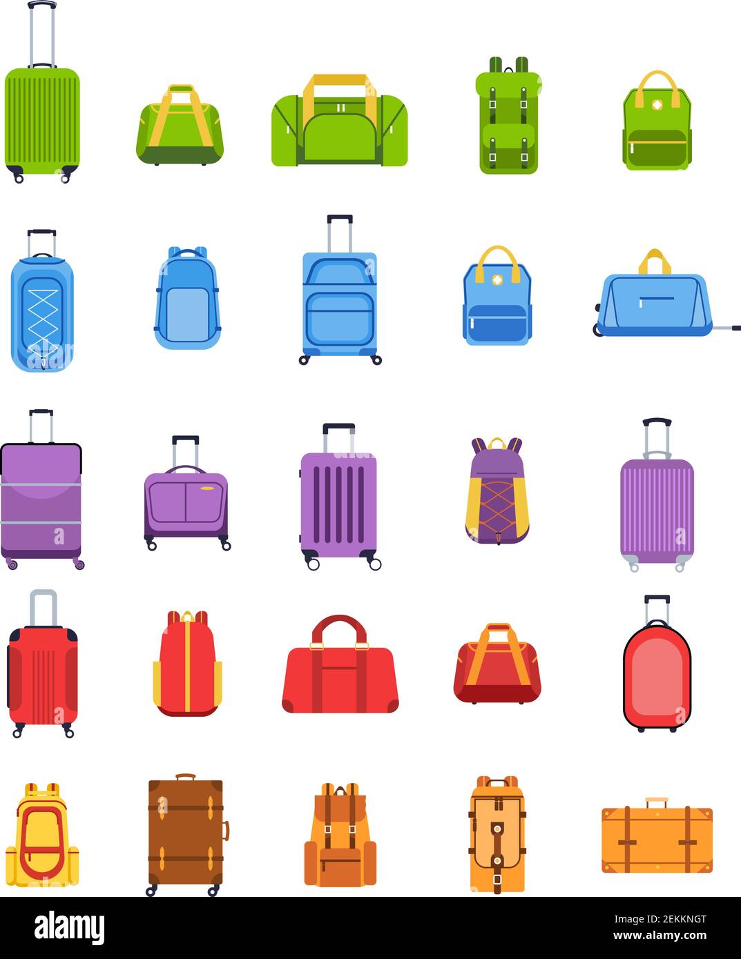 Leather backpacks Stock Vector Images Alamy