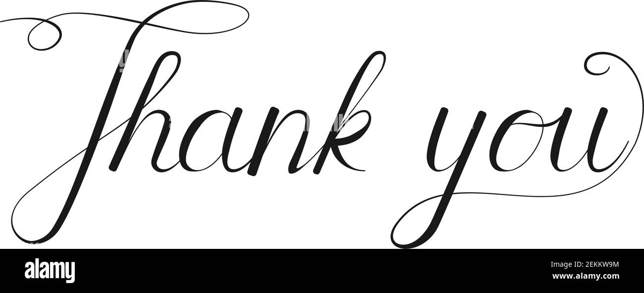 Handwritten Thank You High Resolution Stock Photography and Images - Alamy