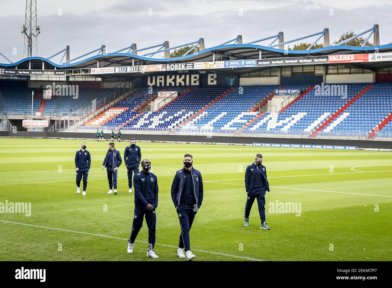 Tilburg 23 09 2020 Koning Willem Ii Stadion Dutch Eredivisie Season 2020 2021 Rangers Arrive At Willem Ii And Inspect The Pitch Photo By Pro Shots Sipa Usa Stock Photo Alamy