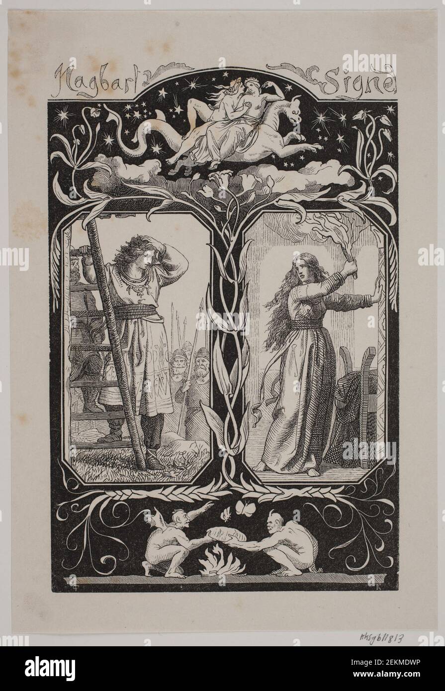 Hagbard and Signe Kittendorff, Axel Theodor 1821 - 1868, Frølich, Lorenz 1820 - 1908 Woodcut, Print Lorens Frölich: Fortegnelse over Kunstnerens Illustrationer, Raderinger m.m., Pietro Krohn, Nr. 57, 1612, 1900 Hagbard og Signe Stock Photo - Alamy Hagbard and Signe Kittendorff, Axel Theodor 1821 - 1868, Frølich, Lorenz 1820 - 1908 Woodcut, Print Lorens Frölich: Fortegnelse over Kunstnerens Illustrationer, Raderinger m.m., Pietro Krohn, Nr. 57, 1612, 1900 Hagbard og Signe Stock Photo - Alamy