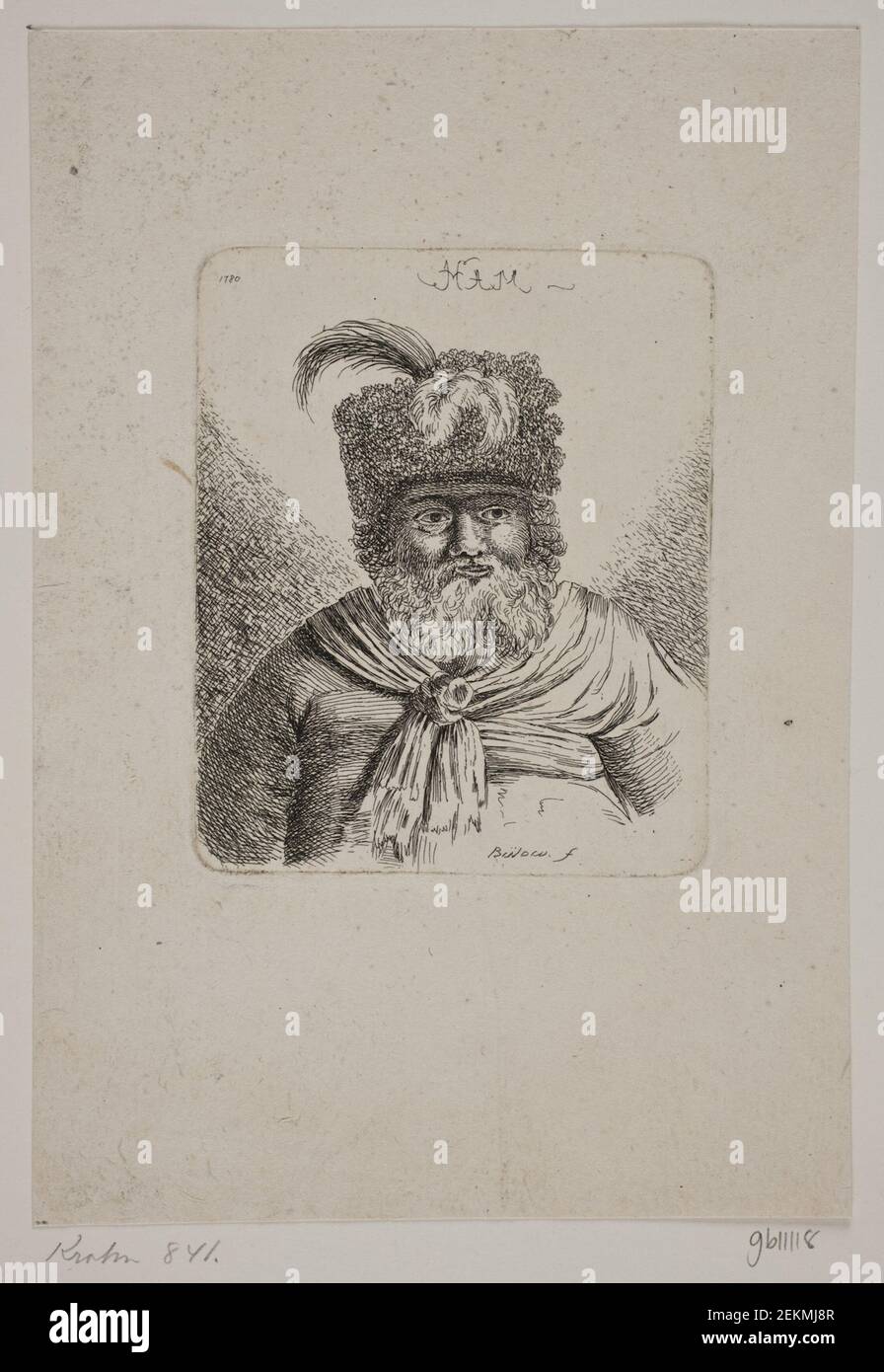 Johan Bülow (1751-1828), an Oriental, 1780 Stock Photo