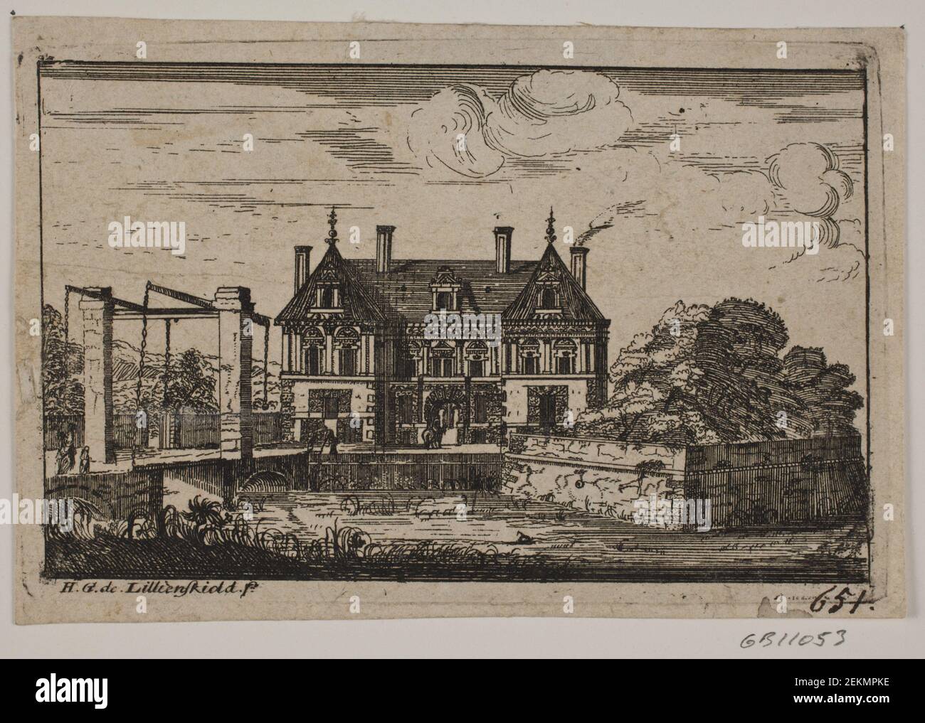 H.G. The Lillianskjold (1800-1800), a gentleman, 1700's Stock Photo