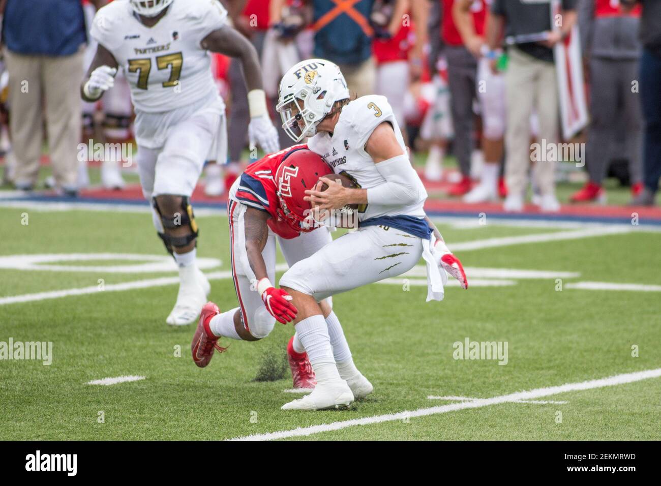 September 26, 2020 Liberty Flames defensive end Durrell Johnson (11