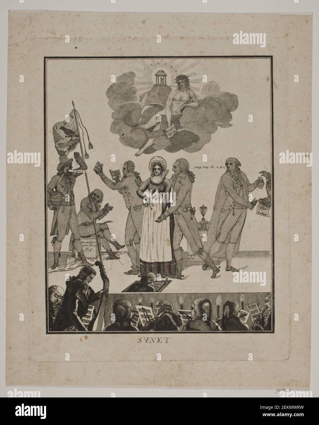 Gerhard Ludvig Lahde (1765-1833), Synet, (1796) Stock Photo