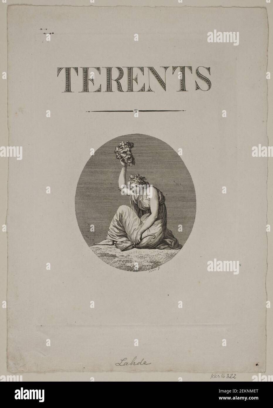 Gerhard Ludvig Lahde (1765-1833), Terents, (1805) Stock Photo