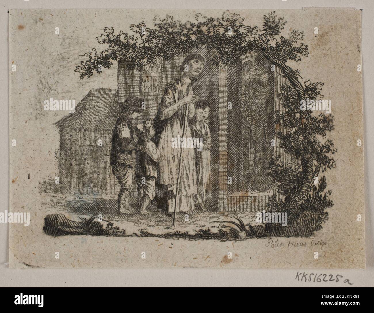 Peter Haas (1756-1904); Daniel Nikolaus Chodowiecki (1726-1801), vignette to 'Sophies Reise from Memel to Saxony', 1782 Stock Photo