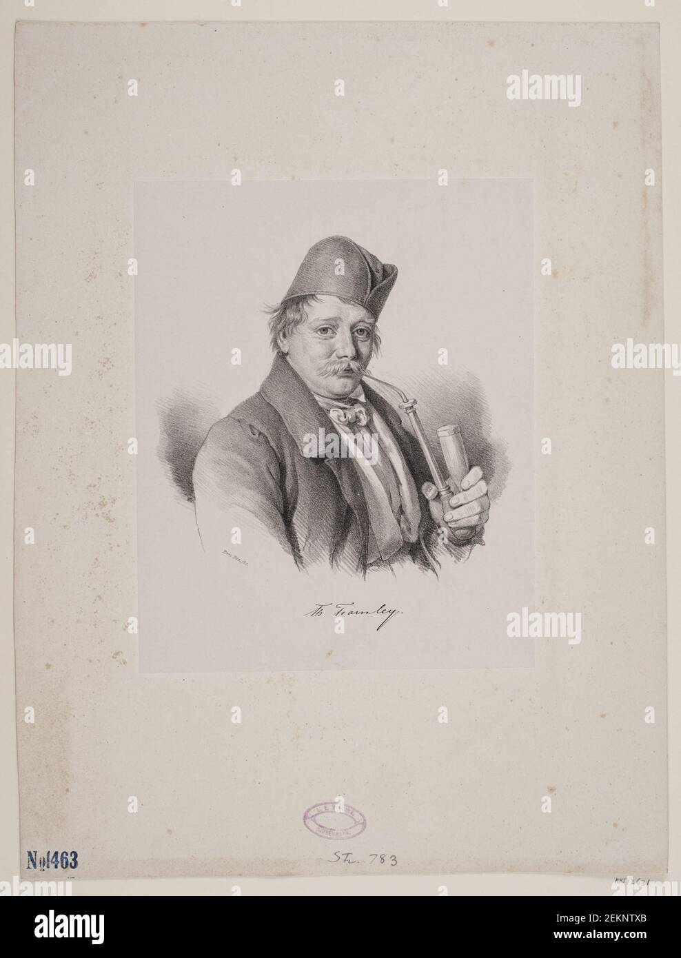 Emil Baerentzen (1799-1868), Thomas Fearnley, (1843) Stock Photo