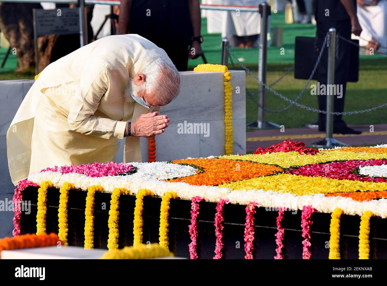 New Delhi India October 2 Prime Minister Of India Narendra Modi Paying Tribute On The Occasion Of 151th Birth Anniversary Of Mahatma Gandhi A Sarva Dharma Prarthana At Gandhi Samadhi Rajghat On New Delhi India October 2 Prime Minister Of India Narendra Modi Paying Tribute On The Occasion Of 151th Birth Anniversary Of Mahatma Gandhi A Sarva Dharma Prarthana At Gandhi Samadhi Rajghat On
