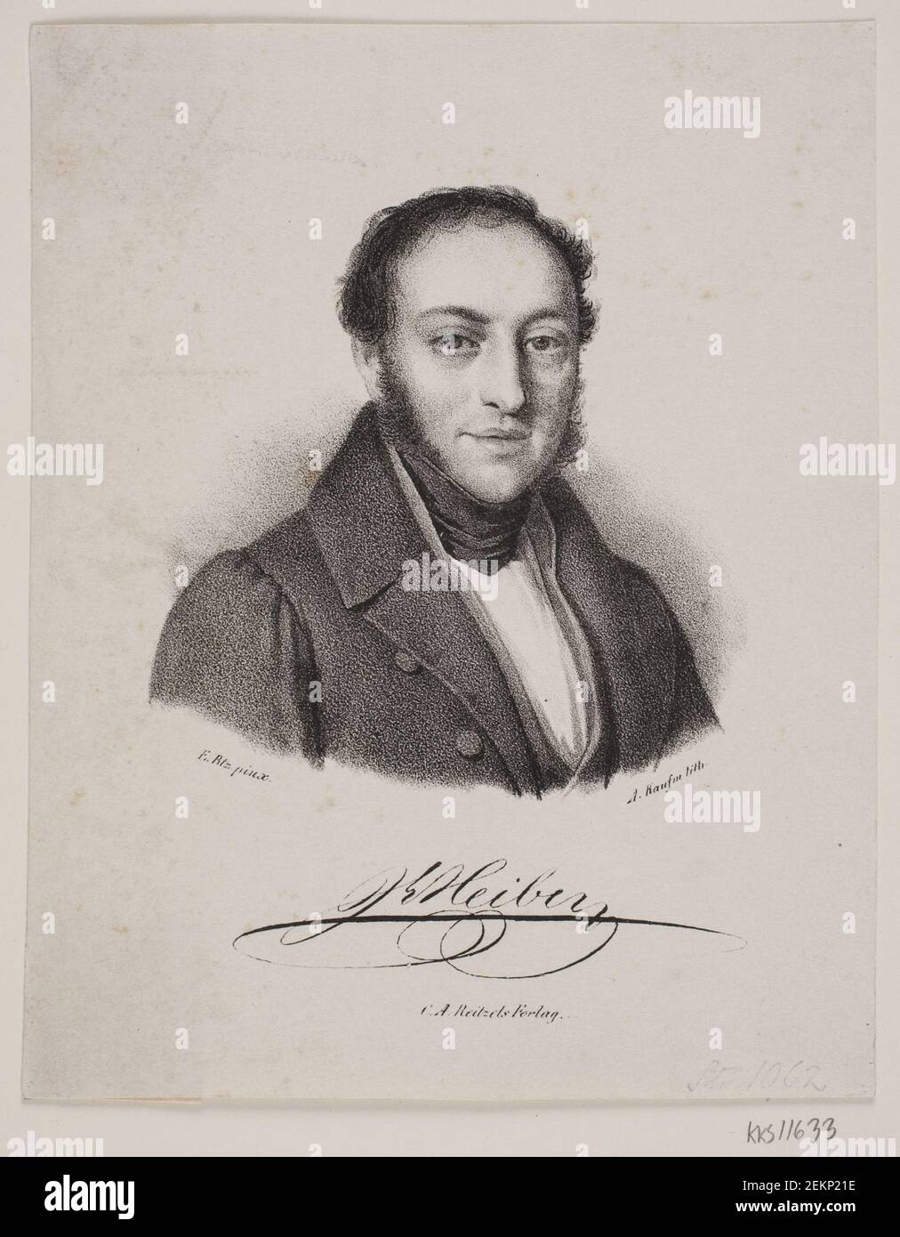 Asmus Kaufmann (1806-1890); Emil Baerzen (1799-1868); , J. L. Heiberg ...