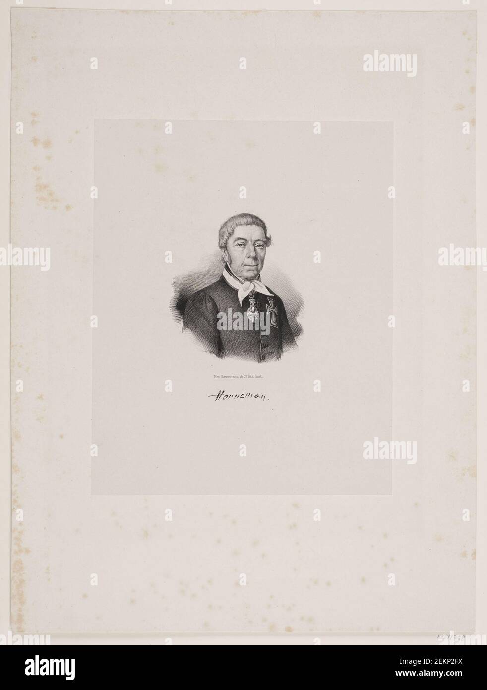 Unknown (1900-1900), C. F. Horneman, 1837 - 1874 Stock Photo