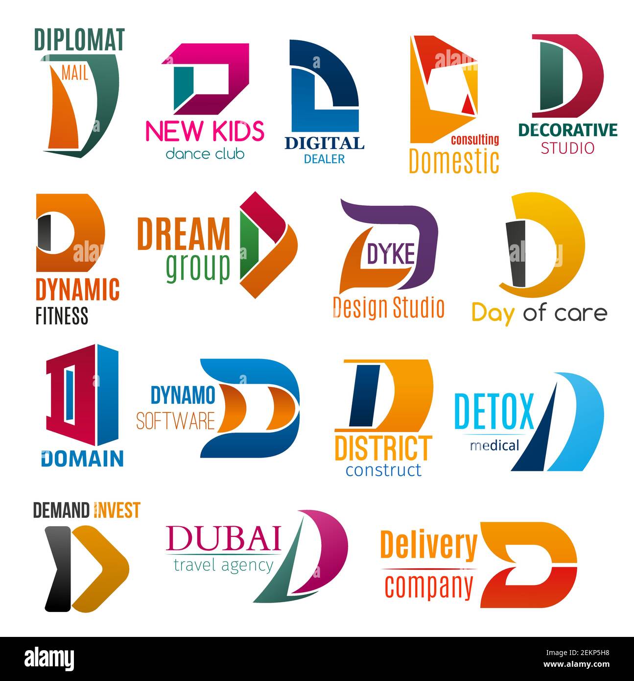 Dubai font project Stock Vector Images - Alamy, image size:1295x1390