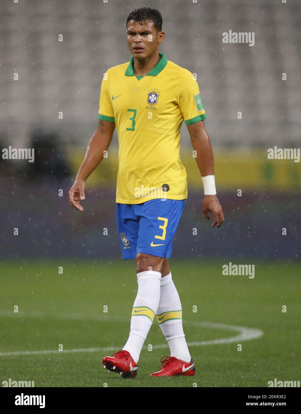 Qatar 2022 qualifiers; Brazil versus Bolivia; Thiago Silva of Brazil /  PRESSINPHOTO Stock Photo - Alamy