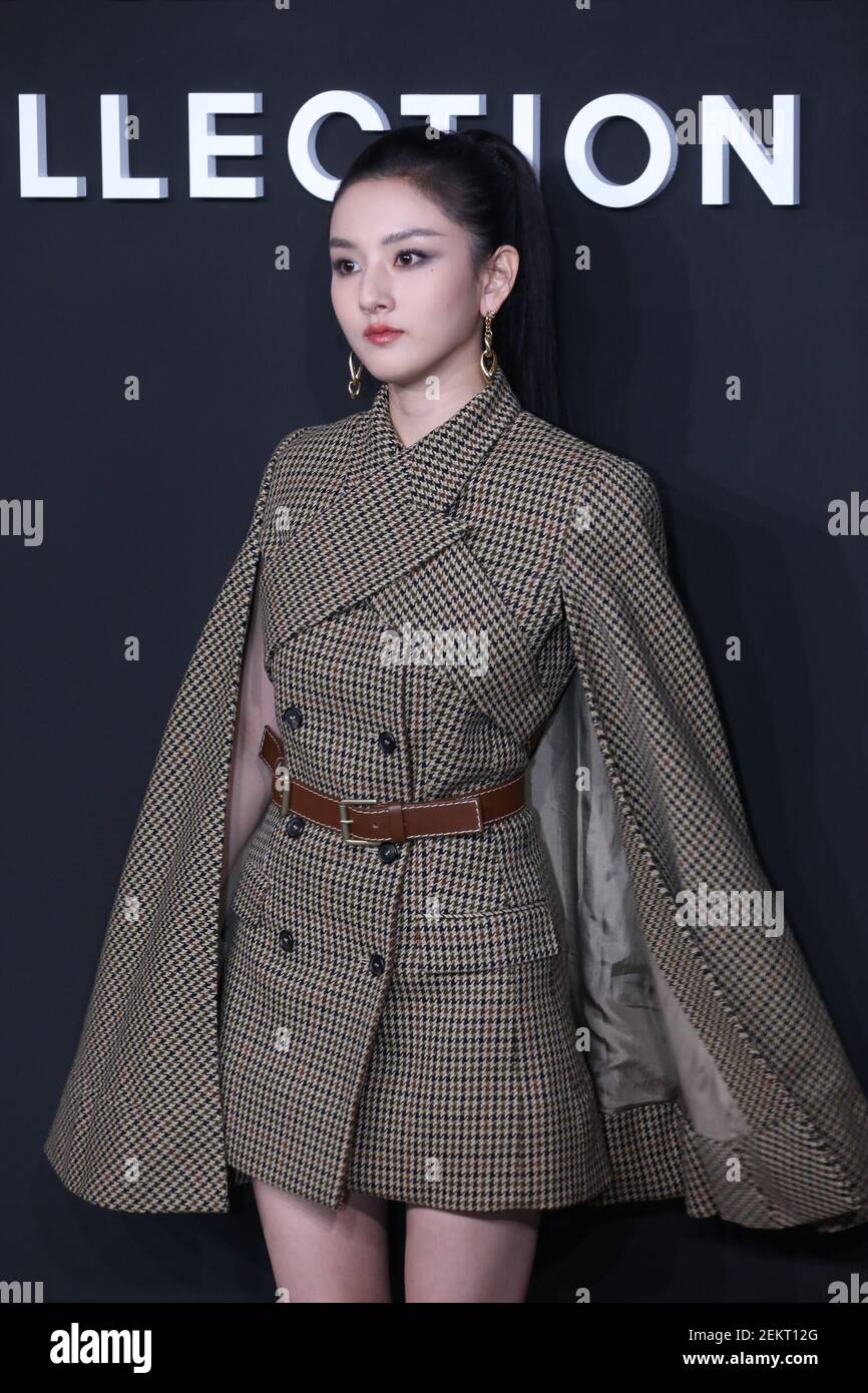 Chinese actress Song Zu'er or Lareina Song attends the commerical event of Michael  Kors, a fashion brand in Shanghai, China, 15 October 2020. (Photo by  Stringer/ChinaImages/Sipa USA Stock Photo - Alamy