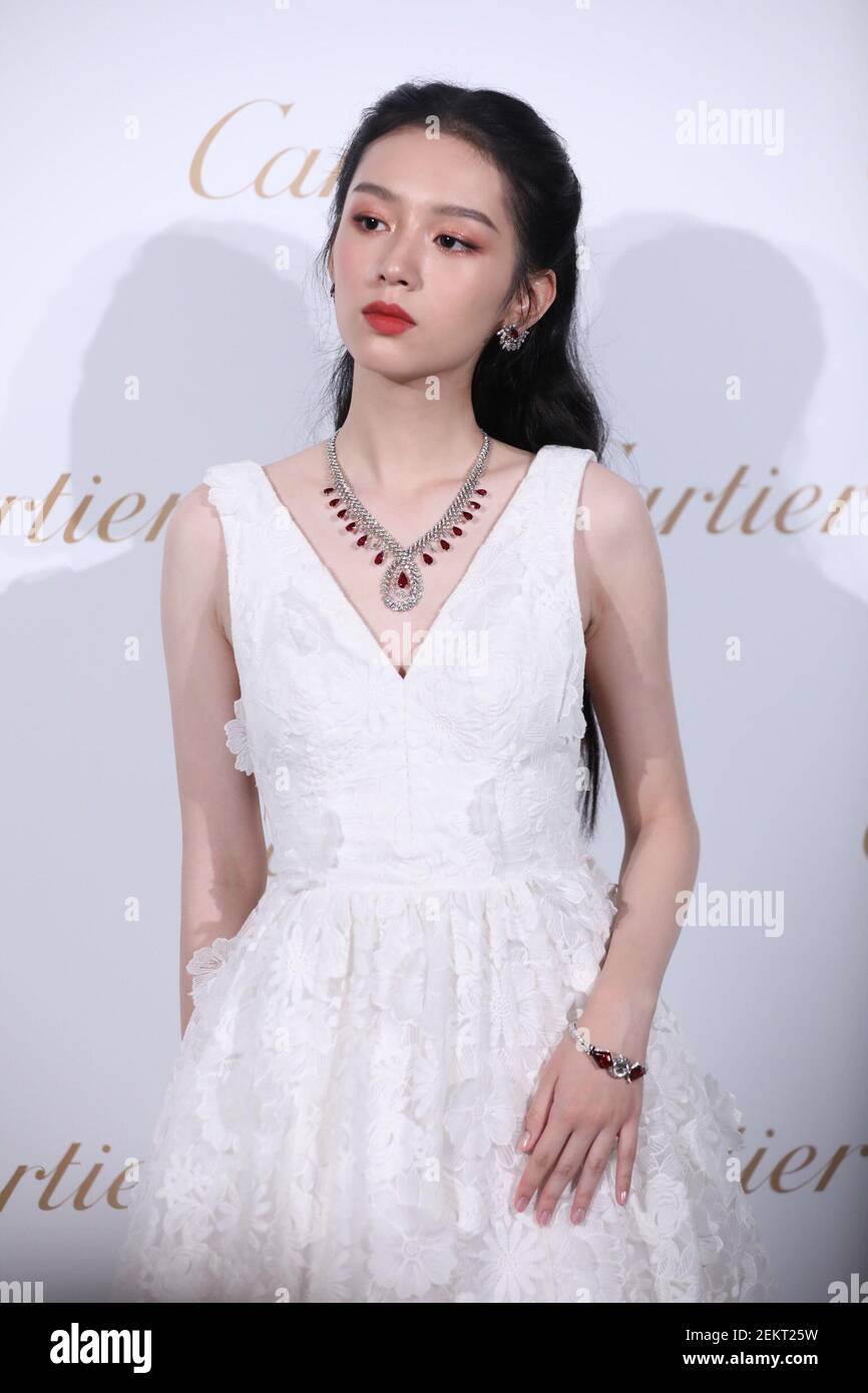 Chinese actress Zhou Ye attends Cartier commercial event in Shanghai ...