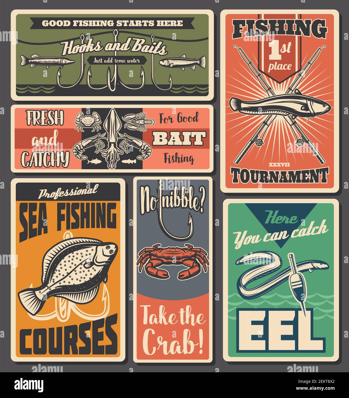 Vintage fishing floats Stock Vector Images - Alamy