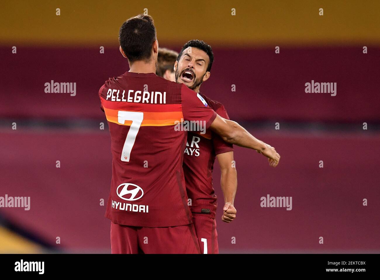 Pedro Rodriguez As Roma Pedro Eliezer Rodriguez Ledesma of AS Roma celebrates with Lorenzo ...