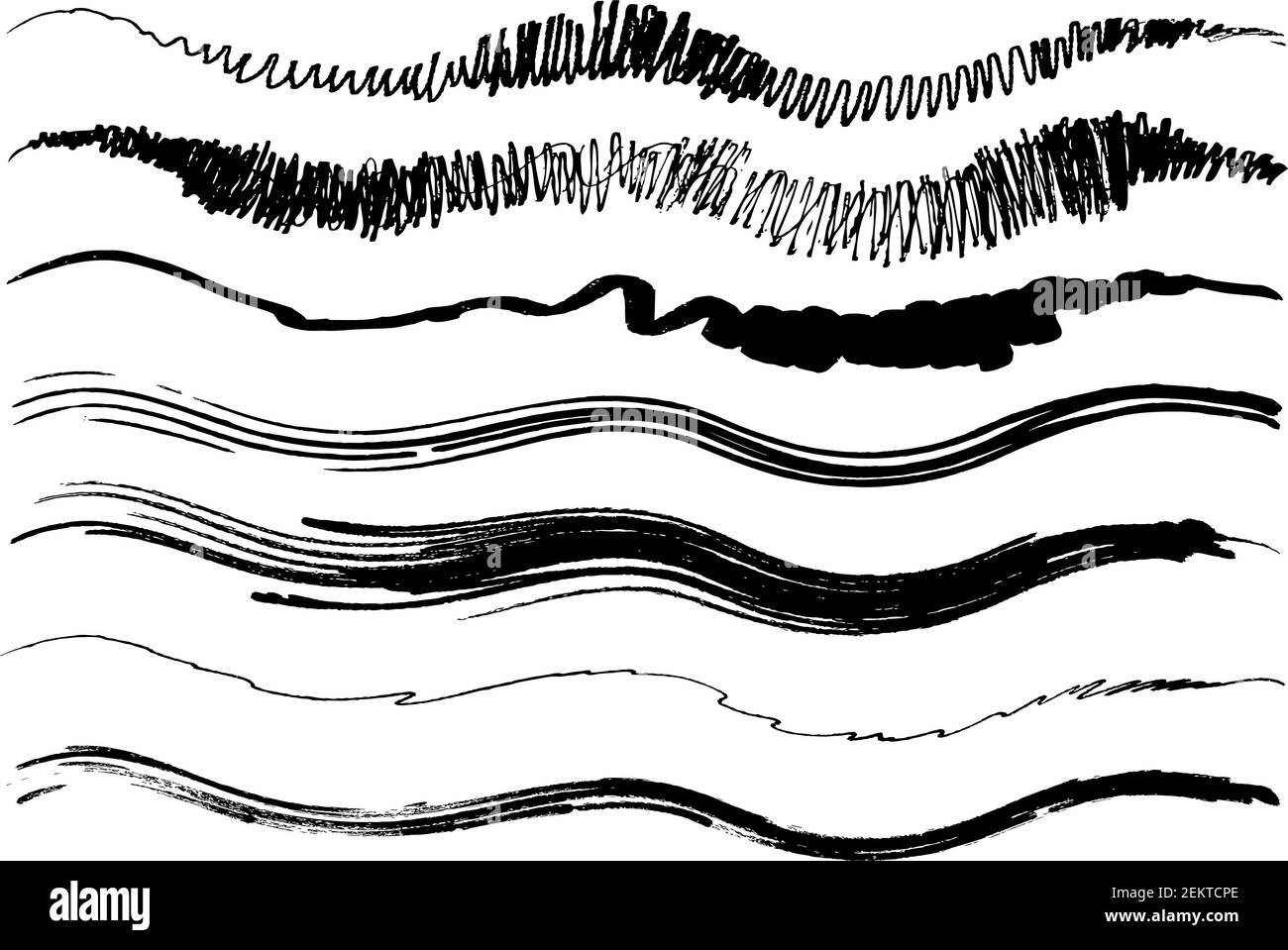 Black Wavy Border: Clip Art, Page Border, and Vector Graphics