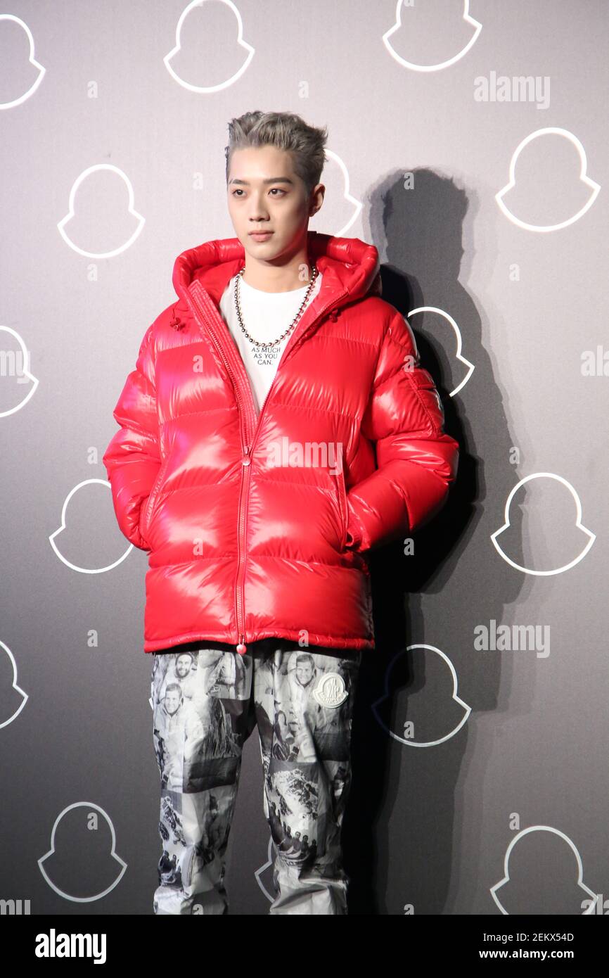 Taiwanese rapper, singer and actor Lai Kuan-lin, also romanized as Lai  Guanlin and better known mononymously as Guanlin, attends an activity of  luxury fashion brand Moncler in Shanghai, China, 29 October 2020. (