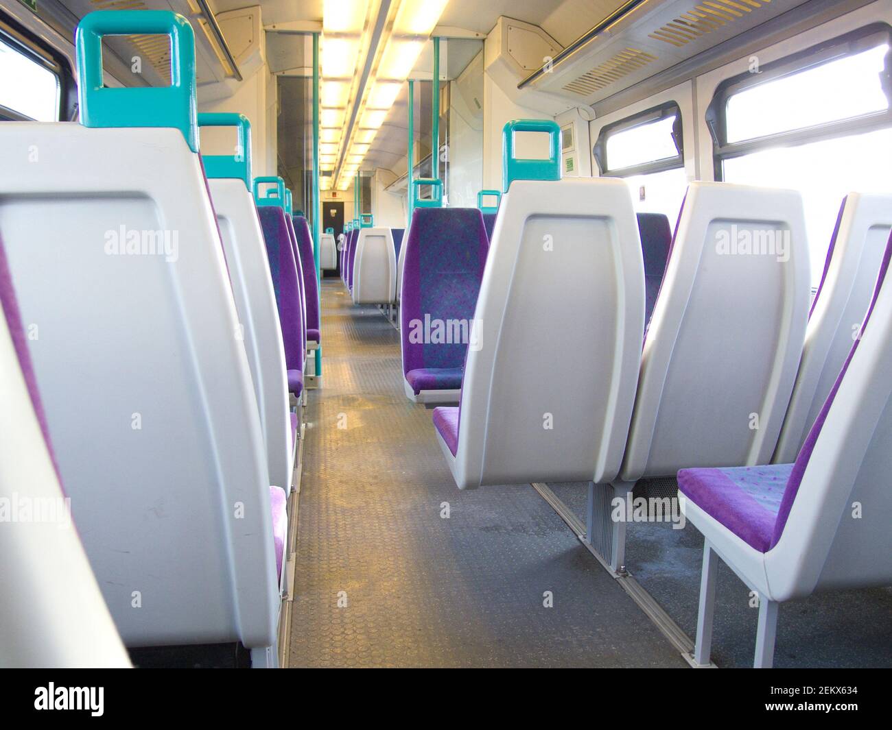 Rows of seats inside of a train hires stock photography and images Alamy