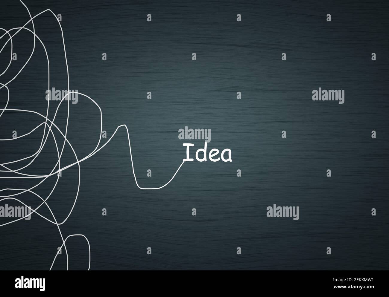 Conceptual idea blackboard. find out a way. Innovative solution concept. Stock Photo