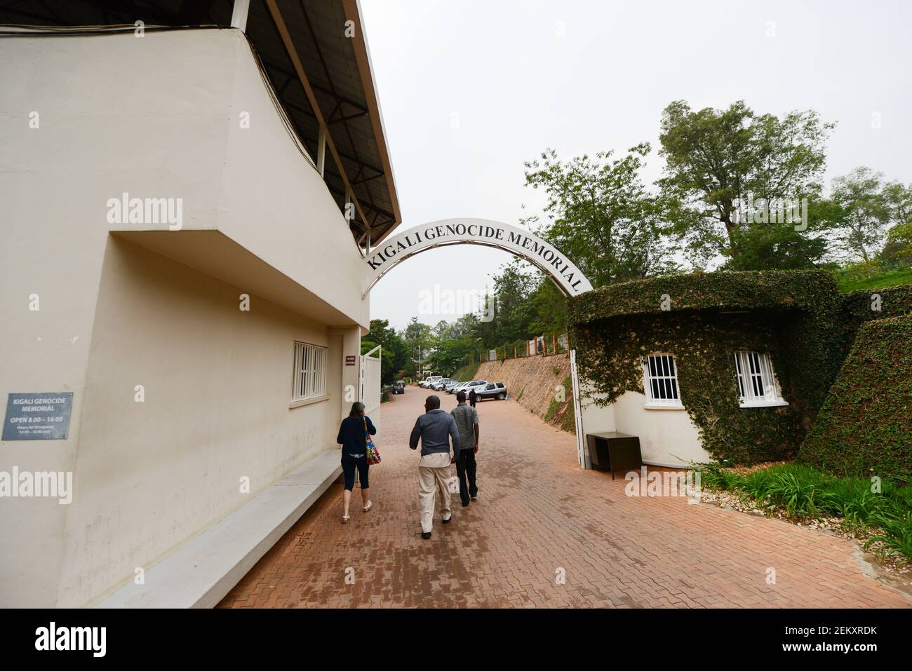 Rwandan genocide memorial in Kigali, Rwanda. Stock Photo