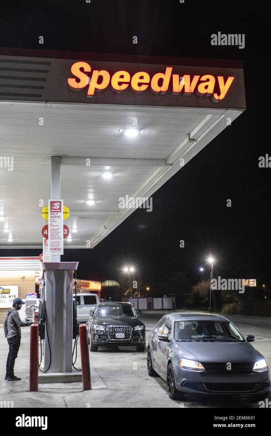 American convenience store and gas station, Speedway seen in Perrysburg. (Photo by Stephen