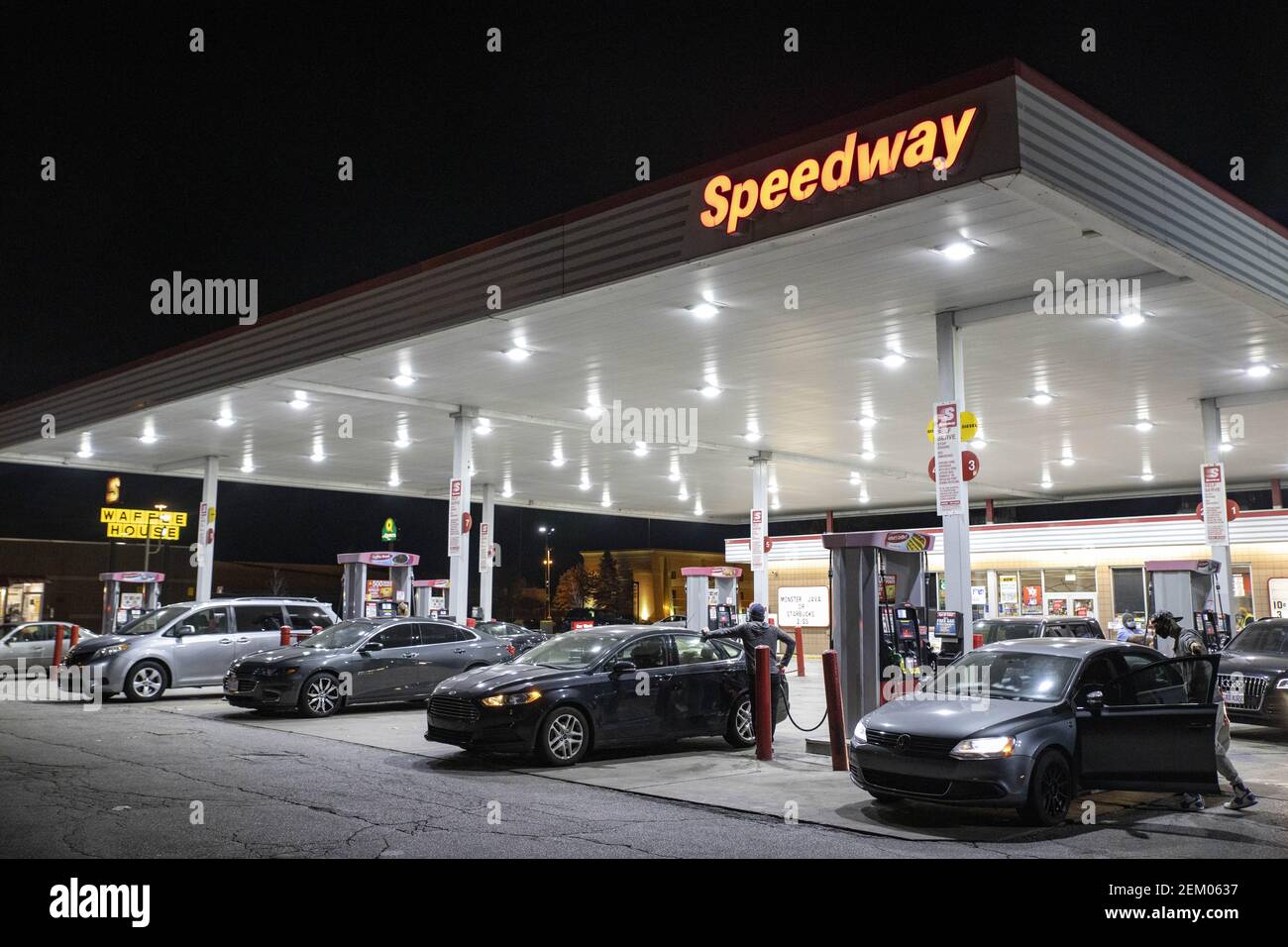American convenience store and gas station, Speedway seen in Perrysburg. (Photo by Stephen