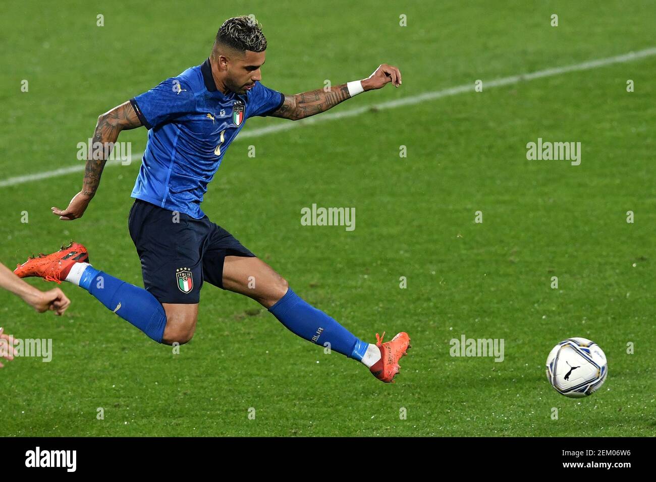 Emerson Palmieri Of Italy In Action During The Friendly Football Match Between Italy And Estonia At