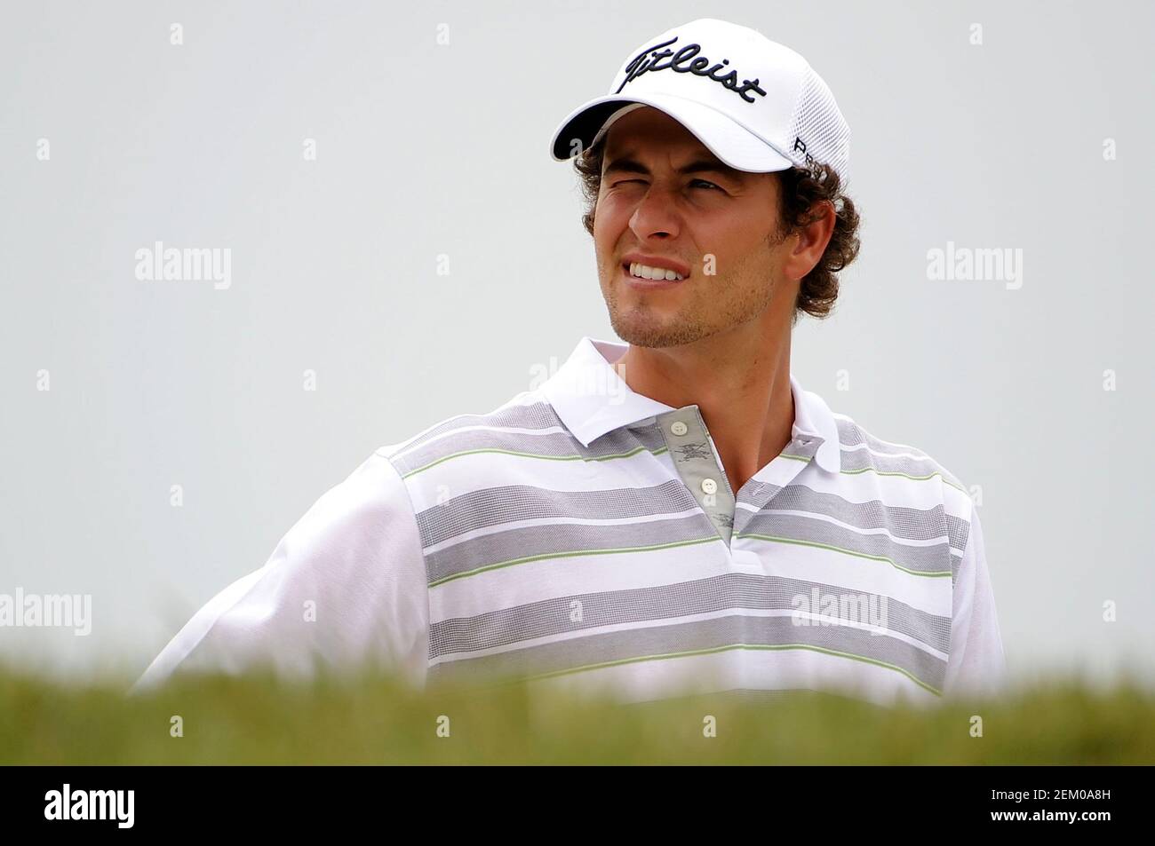 Torrey Pines Golf Course. 14th June, 2008. CA.Adam Scott (AUS) Tees off ...