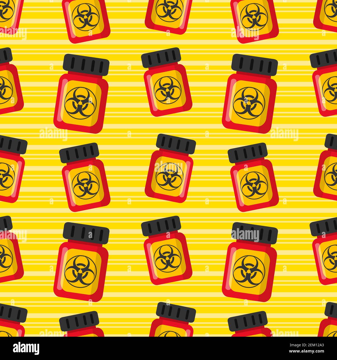 poison bottle seamless pattern vector illustration Stock Vector