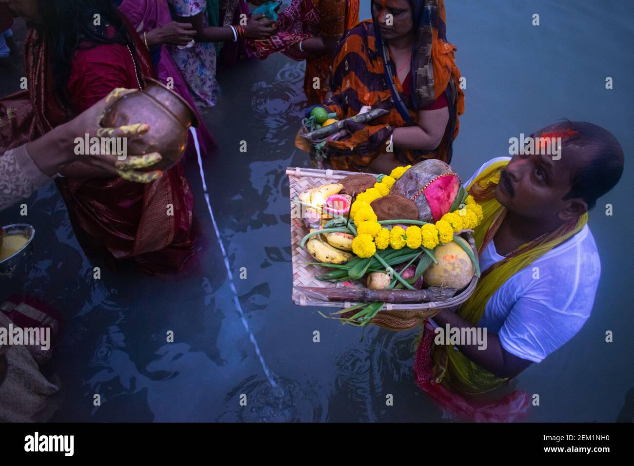 A vedic festival of Hindus dedicated to the worship of Sun God and ...