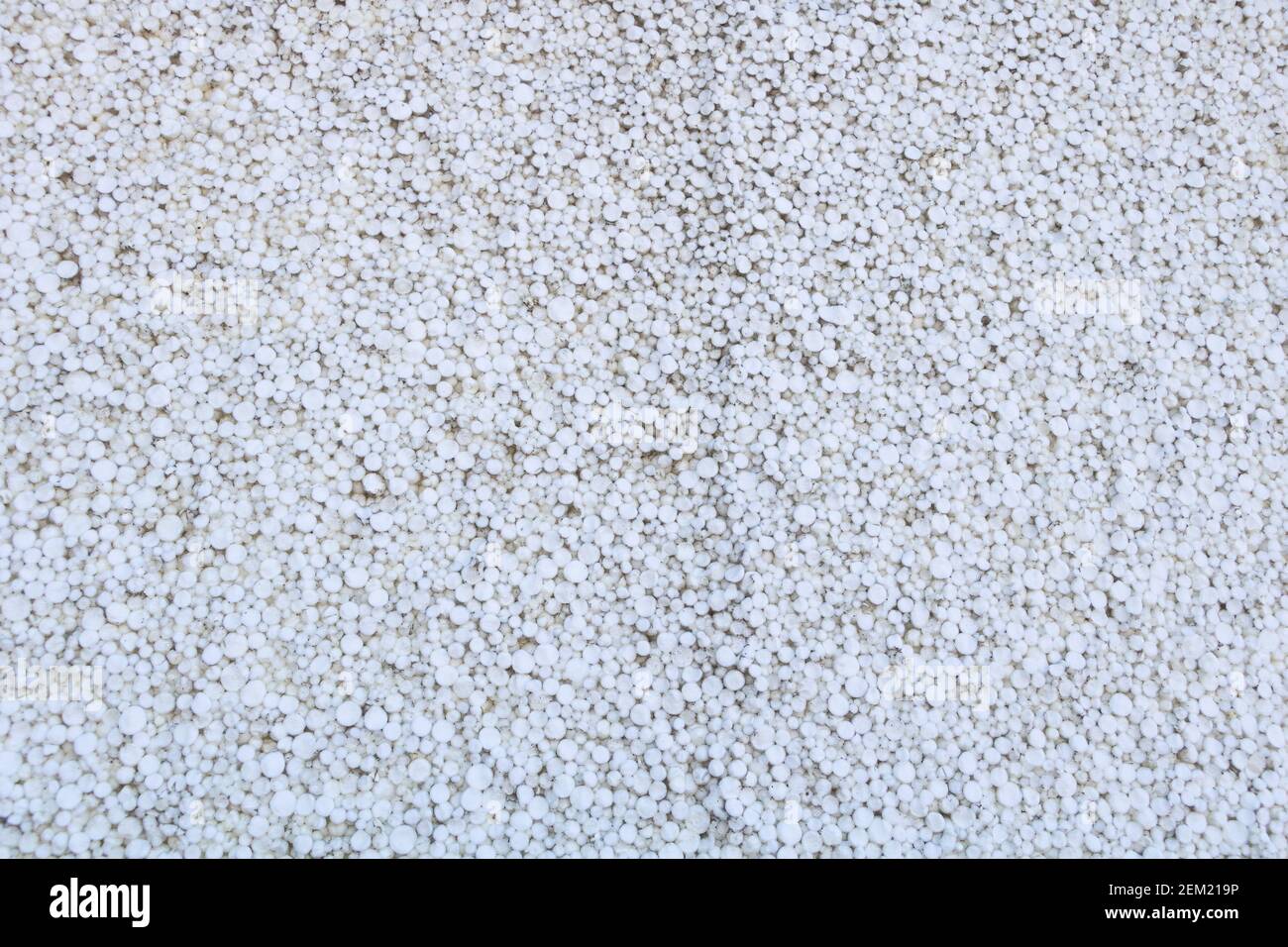 Styrofoam texture background. Round particles. Concept of construction Stock Photo