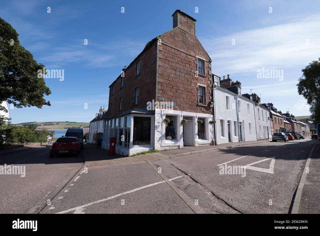 Cromarty village burgh, Black Isle, Highland, Scotland,Uk Stock Photo