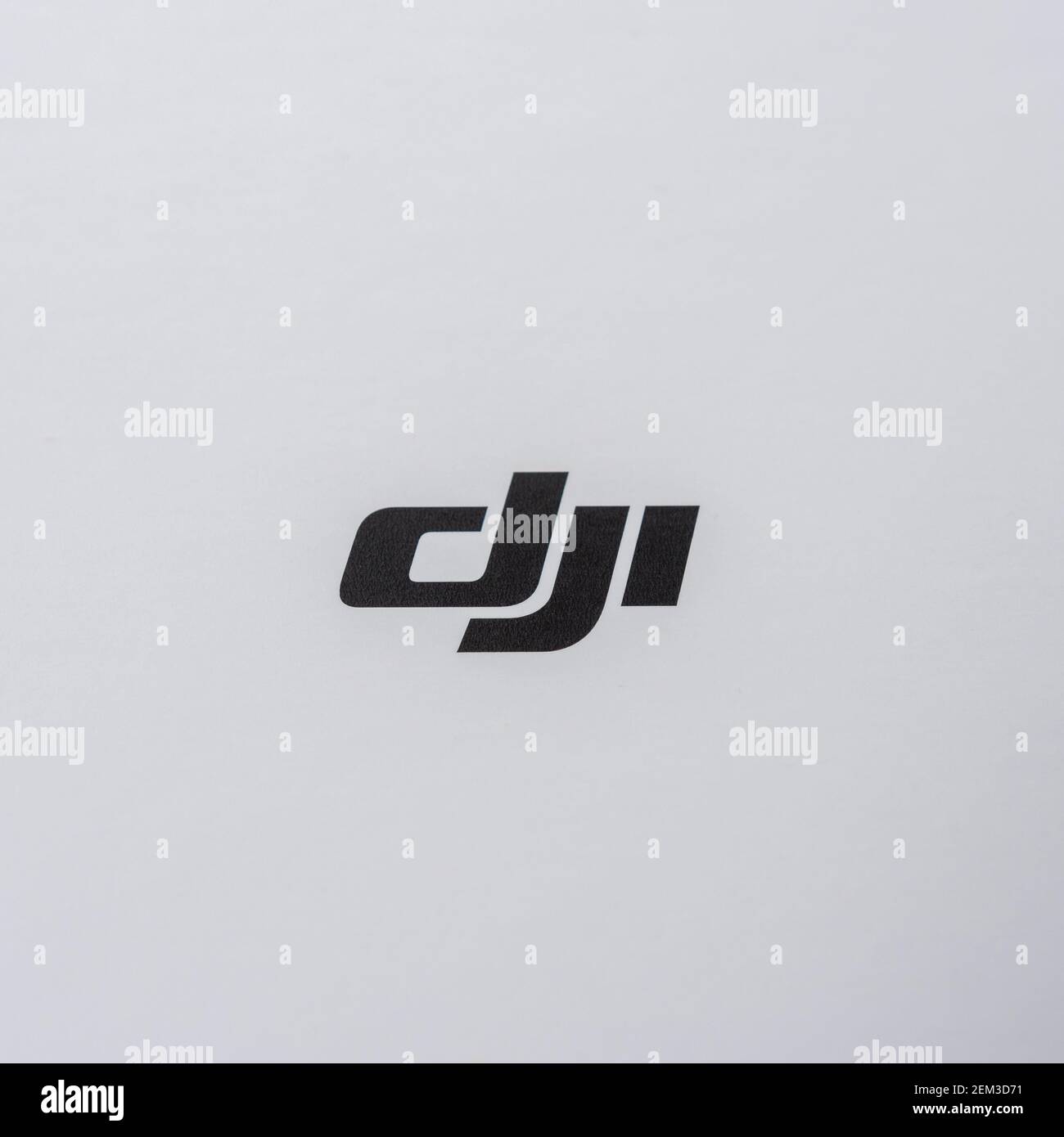 Heraklion, Greece - October 05, 2020: DJI logo on white background Stock  Photo - Alamy