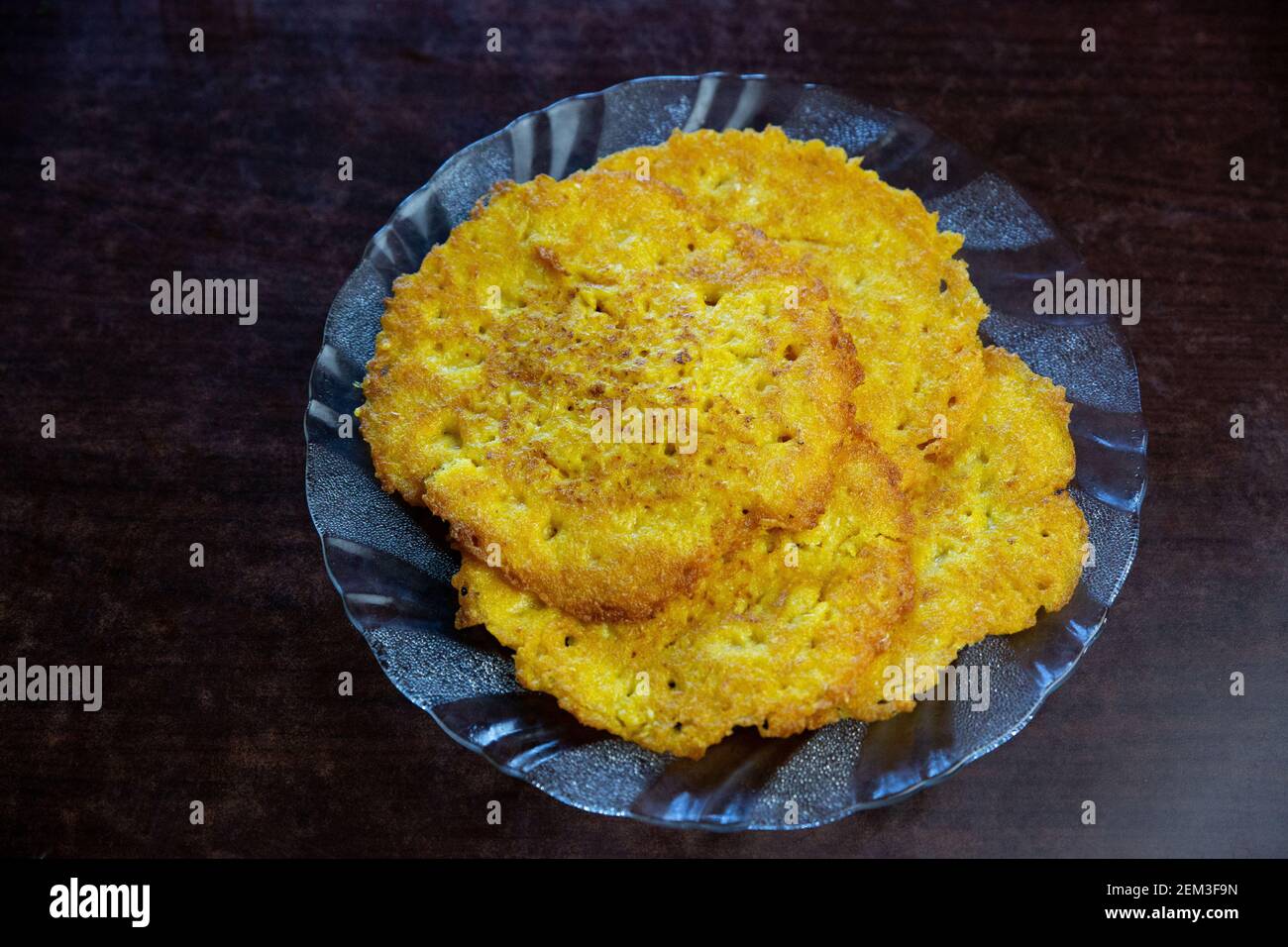 Nepali Style Sweet corn bread pancake recipe made with sweet corn