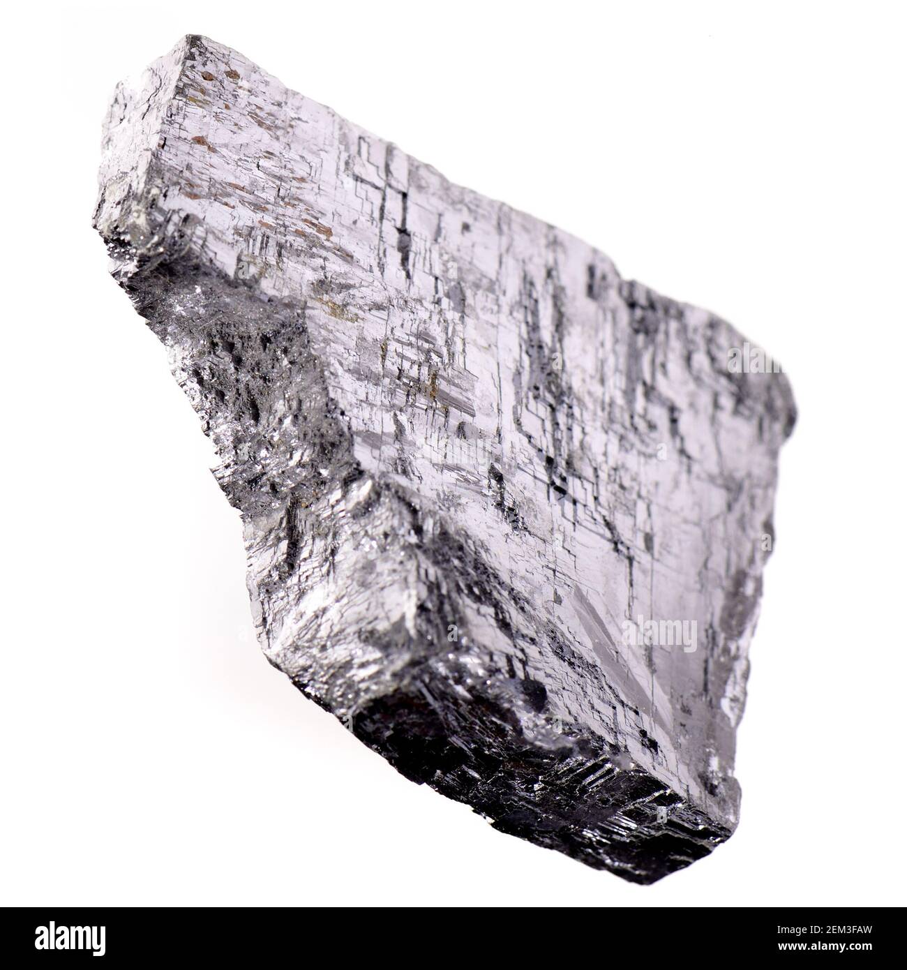 Galena (lead sulphide) principal ore of lead Stock Photo