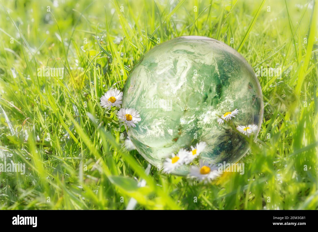 Earth Day concept. Saving environment, save clean planet, ecology. World ocean day, saving water campaign. Element of this image furnished by NASA Stock Photo