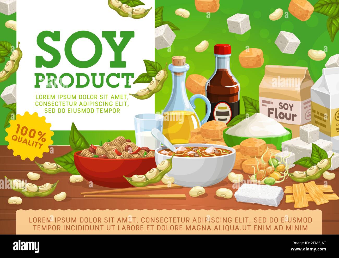 Mung bean sprouts production Stock Vector Images Alamy