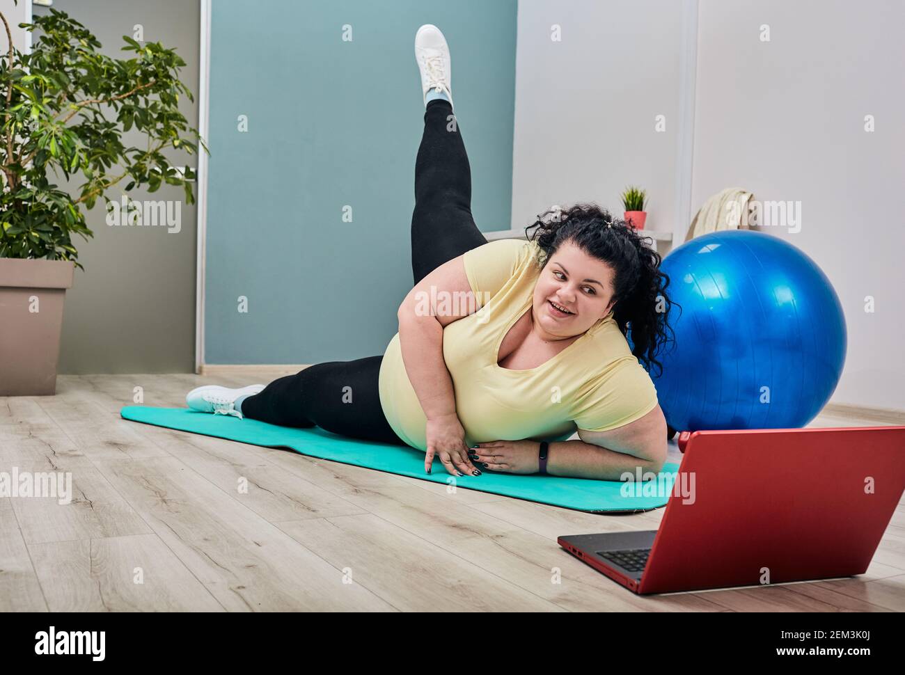 Girl working out at home hotsell