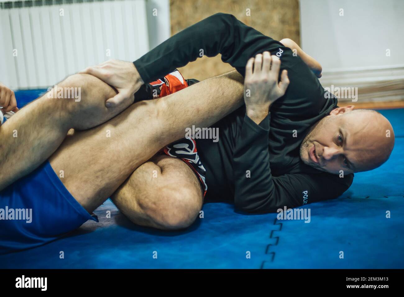 Mma leg hold hi-res stock photography and images - Alamy