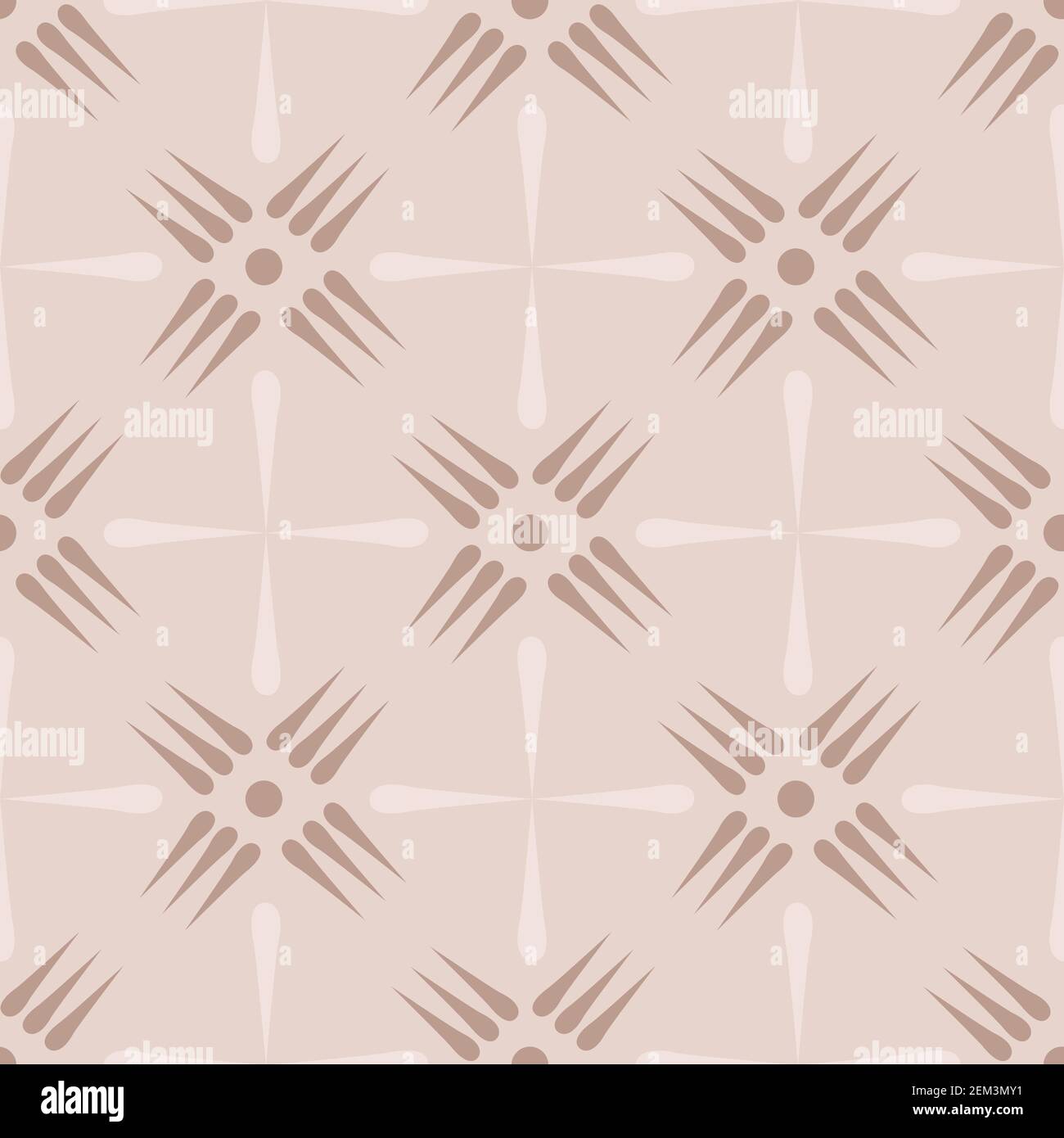 Boho seamless repeating background with flowers in vector Stock Vector ...