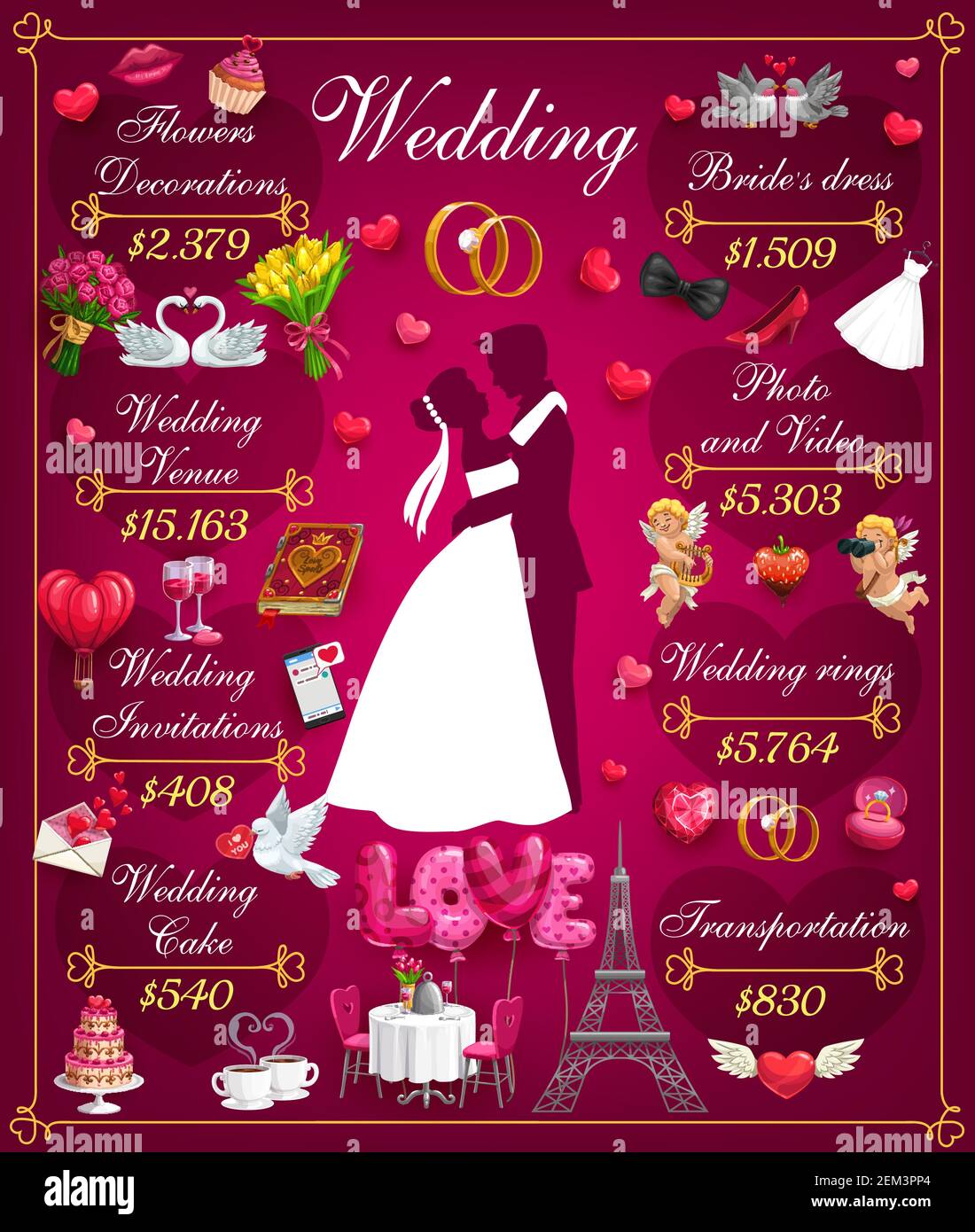 Bride price engagement Stock Vector Images Alamy