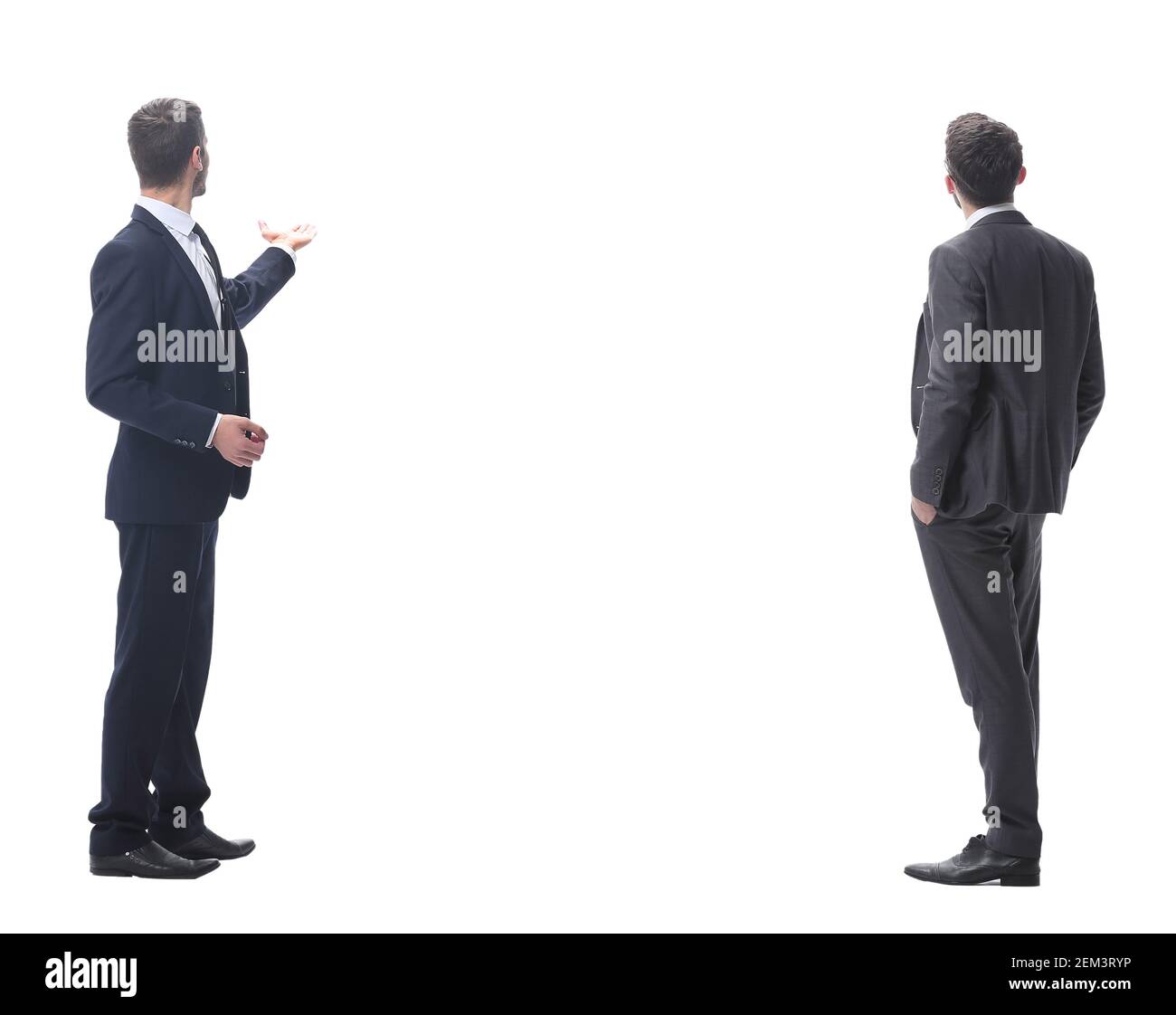Two person rear view Cut Out Stock Images & Pictures - Alamy