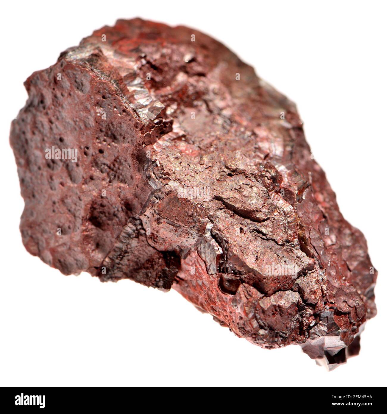 Hematite / Haematite (principal ore of iron) Stock Photo