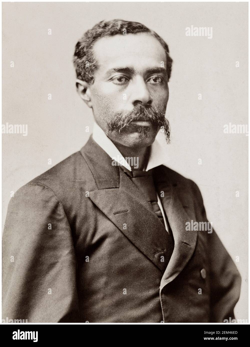 John Roy Lynch (1847-1939), Republican politician, writer, attorney and military officer, portrait photograph by Charles Milton Bell, circa 1883 Stock Photo