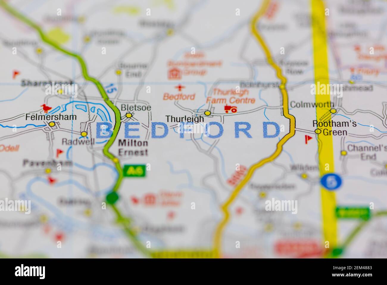 Bedford Bus Routes Map